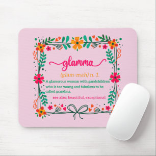 Tapis De Souris Fleur Frame Grandma Grand-mère Définition