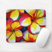 Tapis De Souris Fleur Frangipani rose de Sacha Grossel Art (Avec souris)