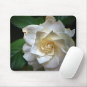 Tapis De Souris Fleur Gardenia blanche (Avec souris)