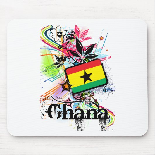 Tapis De Souris Fleur Ghana (Devant)