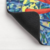 Tapis De Souris Fleur indigène australienne d'arbre de flamme (Coin)