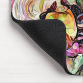 Tapis De Souris Fleur Iris Vivid (Coin)