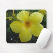 Tapis De Souris Fleur jaune (Avec souris)