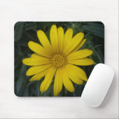 Tapis De Souris fleur jaune clair (Avec souris)