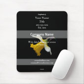 Tapis De Souris Fleur Jaune Mousepad - HAMbyWG (Avec souris)