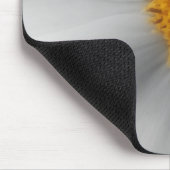 Tapis De Souris Fleur marguerite gros en noir blanc Mousepad (Coin)