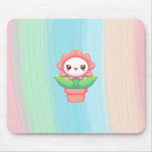 Tapis De Souris Fleur mignonne, capricieuse en pot