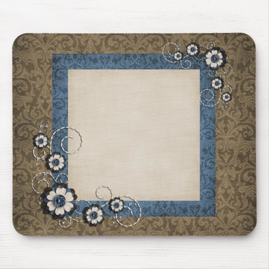 Tapis De Souris Fleur mignonne Mousepad (Devant)