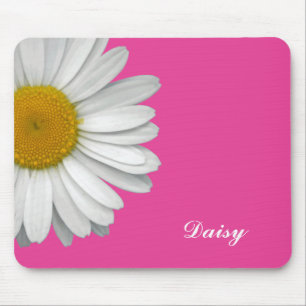 Tapis De Souris Fleur moderne Faisy Daisy Nom Hot Rose