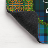 Tapis De Souris Fleur Monogramme De Tartans D'Ecosse (Coin)