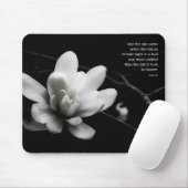 Tapis De Souris Fleur Mousepad (Avec souris)