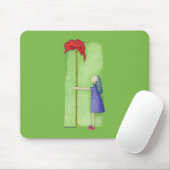Tapis De Souris Fleur Mousepad (Avec souris)
