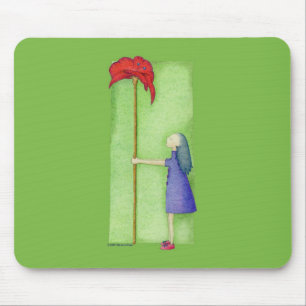 Tapis De Souris Fleur Mousepad