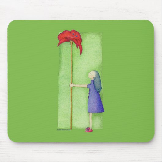 Tapis De Souris Fleur Mousepad (Devant)