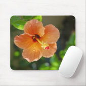 Tapis De Souris Fleur Mousepad de Hibiscis (Avec souris)