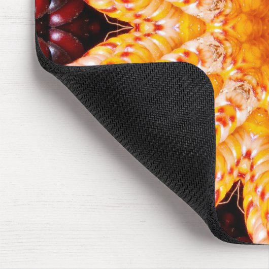 Tapis De Souris Fleur Mousepad de maïs d'automne (Coin)