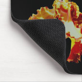 Tapis De Souris Fleur Orange (Coin)