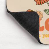Tapis De Souris Fleur Où vous êtes planté (Coin)
