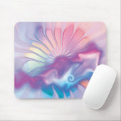 Tapis De Souris Fleur Pastel Lumineuse Comme Flèche Positive (A) (Avec souris)