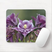 Tapis De Souris Fleur pourpre de colombe (Avec souris)