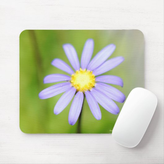 Tapis De Souris Fleur pourpre solitaire (Avec souris)