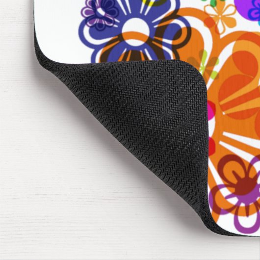 Tapis De Souris Fleur psychédélique MousePad (Coin)