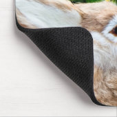 Tapis De Souris fleur reniflante de lapin (Coin)
