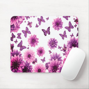 Tapis De Souris Fleur Romantique Rose