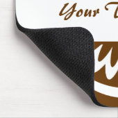 Tapis De Souris Fleur ronde - Brown (Coin)