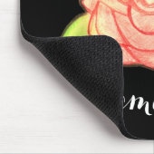 Tapis De Souris Fleur rose (Coin)