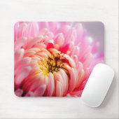 Tapis De Souris Fleur rose (Avec souris)