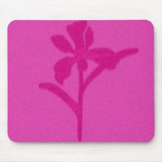 Tapis De Souris fleur rose (Devant)