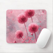 Tapis De Souris Fleur rose (Avec souris)