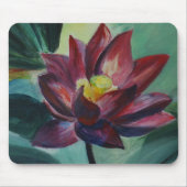 Tapis De Souris Fleur rose de lotus mousepad (Devant)