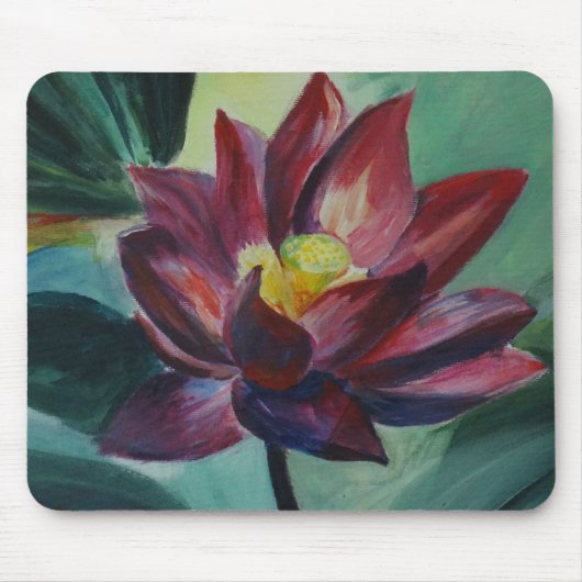Tapis De Souris Fleur rose de lotus mousepad (Devant)