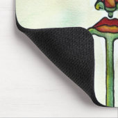 Tapis De Souris Fleur rose Mousepad (Coin)