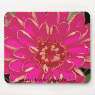 Tapis De Souris Fleur rose Mousepad