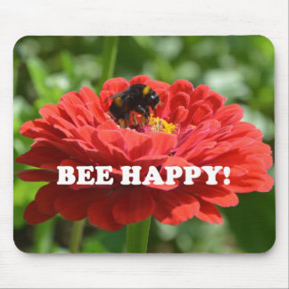 Tapis De Souris Fleur rouge d'Abee Happy