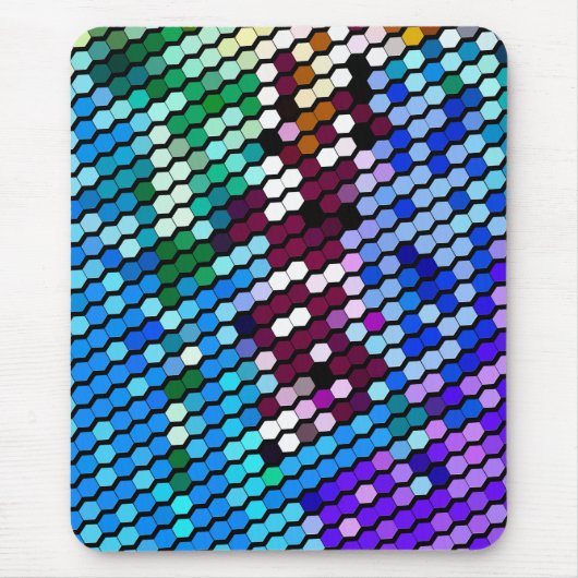 TAPIS DE SOURIS FLEUR SAUVAGE (Devant)