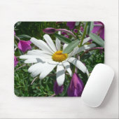 Tapis De Souris Fleur sauvage Daisy et Fireweed (Avec souris)