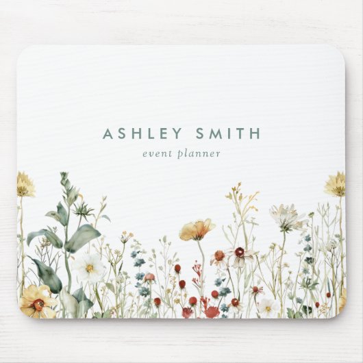 Tapis De Souris Fleur sauvage d'été (Devant)
