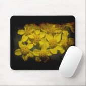 Tapis De Souris Fleur sauvage jaune (Avec souris)