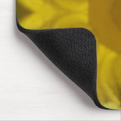 Tapis De Souris Fleur soleil éclate dorée (Coin)