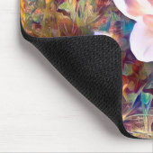 Tapis De Souris Fleur stylisée colorée (Coin)
