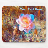 Tapis De Souris Fleur stylisée colorée (Devant)