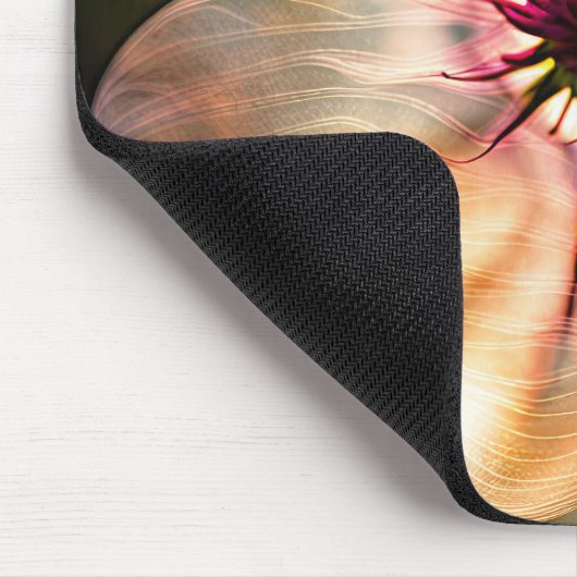 Tapis De Souris Fleur Translucide Dans La Lumière Du Soleil (Coin)