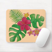 Tapis De Souris Fleur tropicale (Avec souris)