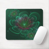 Tapis De Souris Fleur vert Turquoise Corolla (Avec souris)
