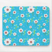 Tapis De Souris Fleur Vintage (Devant)
