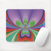 Tapis De Souris Fleur Violette (Avec souris)